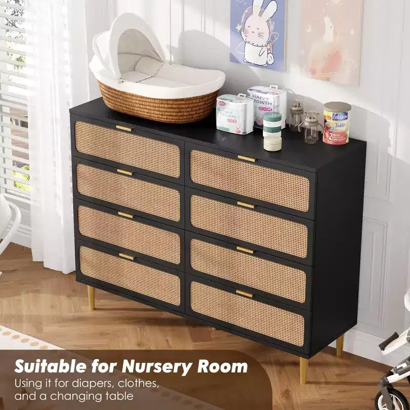 Commodes en rotin