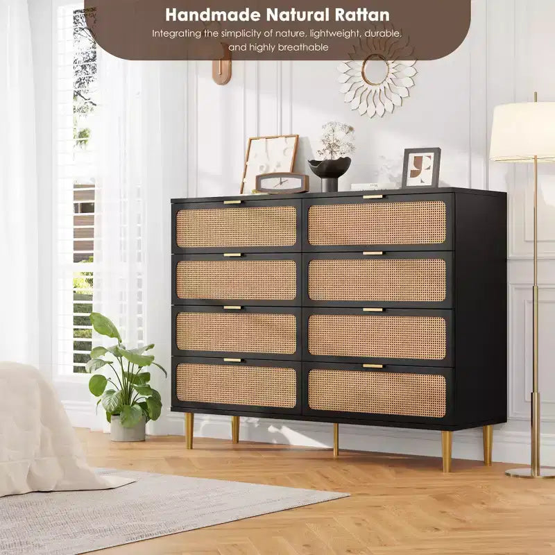 Commodes en rotin