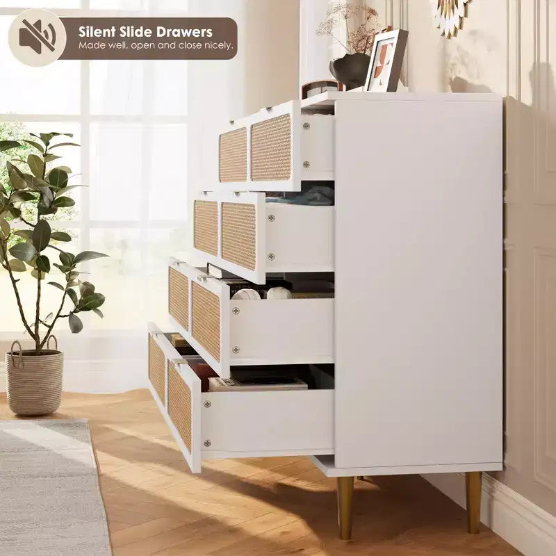 Commodes en rotin