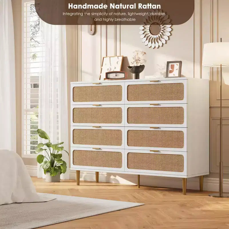 Commodes en rotin
