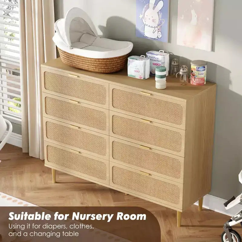 Commodes en rotin
