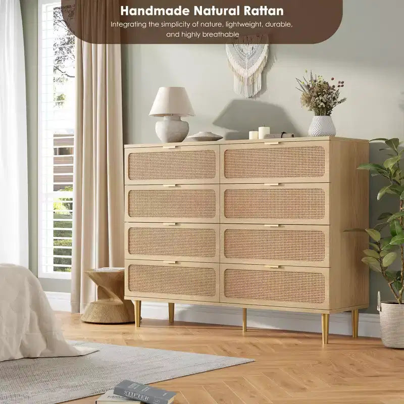 Commodes en rotin