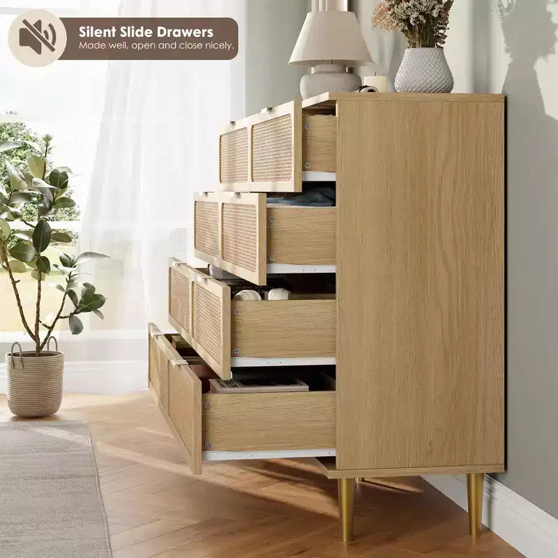Commodes en rotin