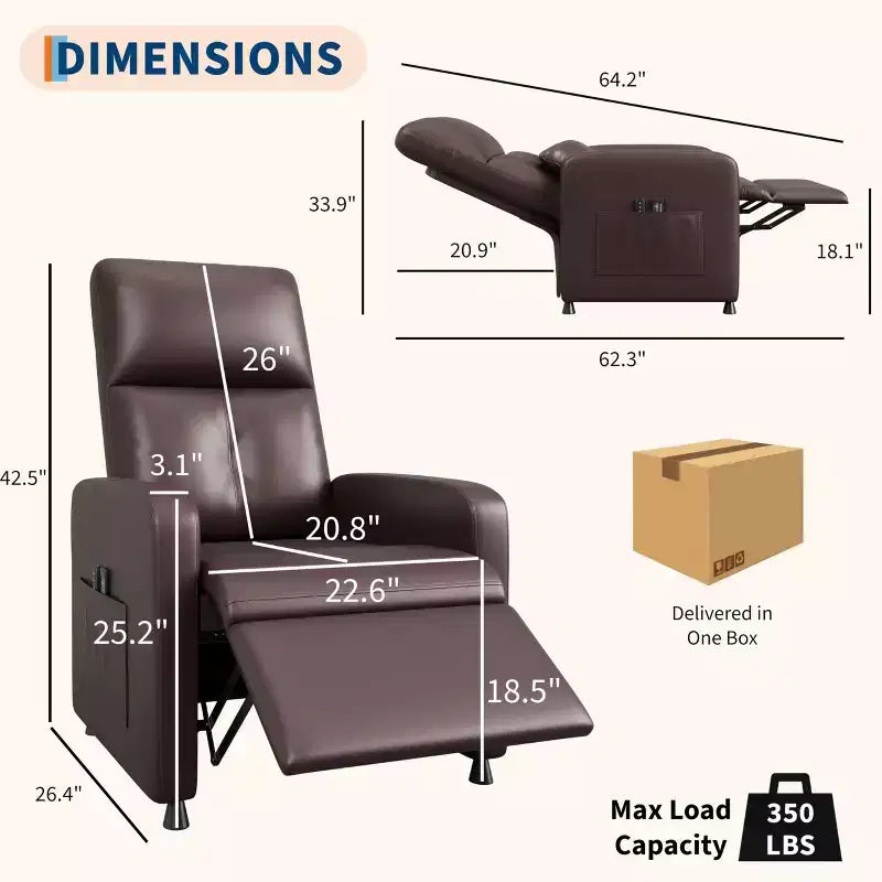 Fauteuil inclinable électrique réglable