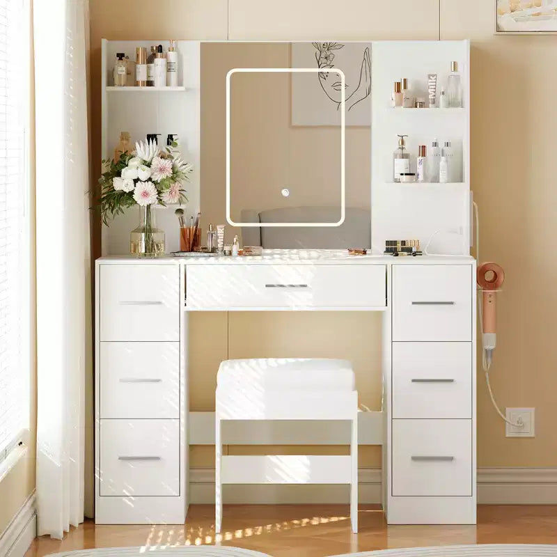 Coiffeuse avec tabouret