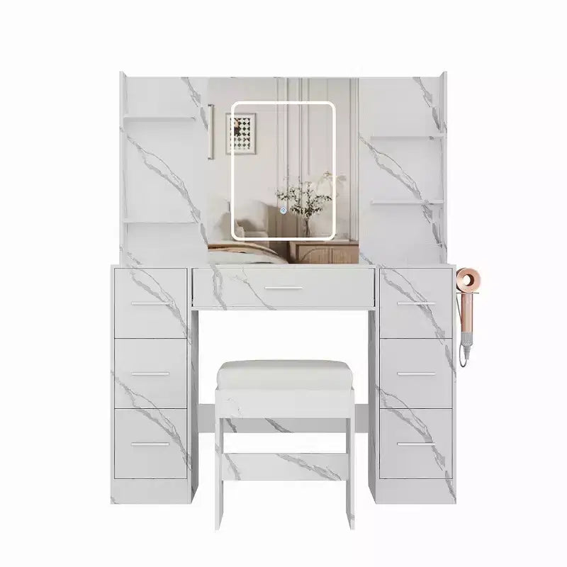 Coiffeuse avec tabouret
