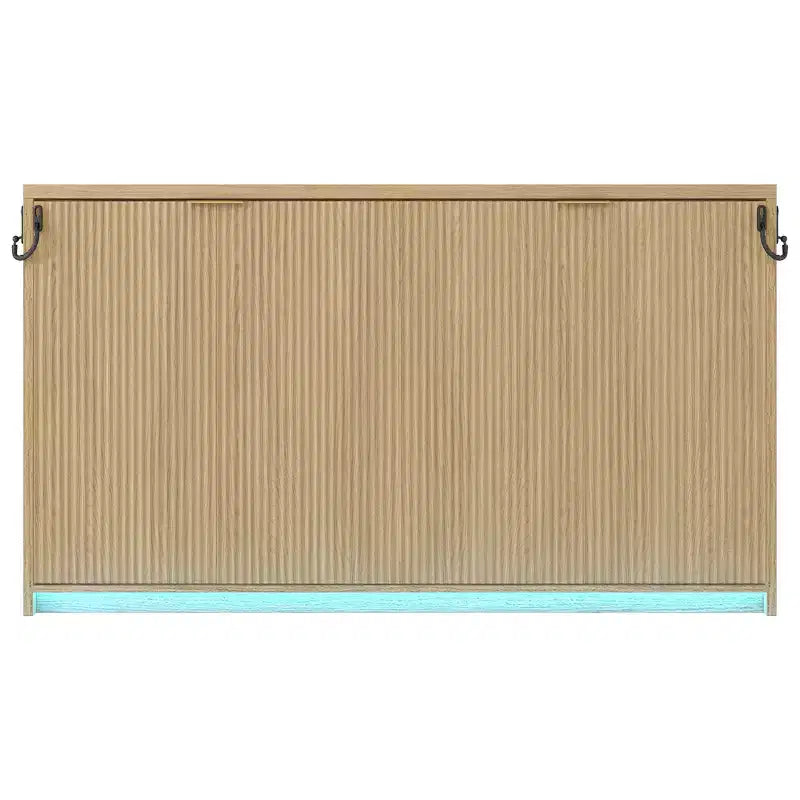 Lit armoire de rangement en bois