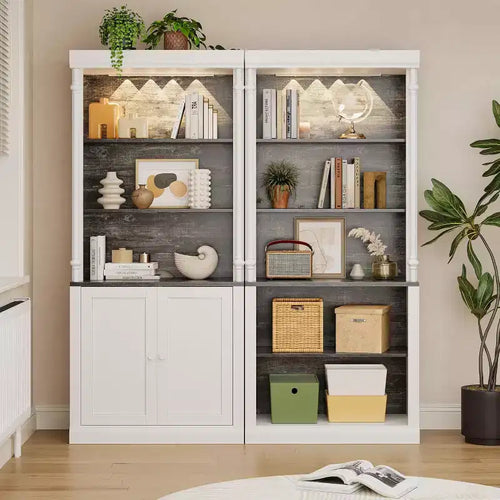 Bookshelf with Adjustable Shelves