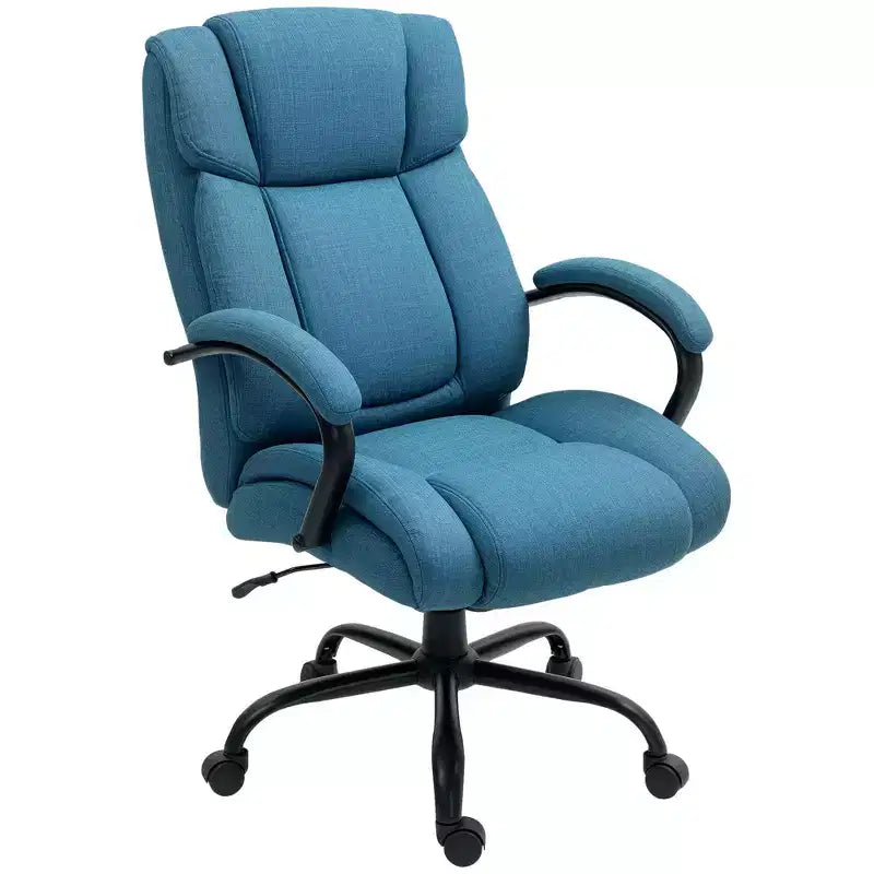 Executive Office Chair with Wide Seat Computer Desk Chair with Adjustable Height Swivel Wheels