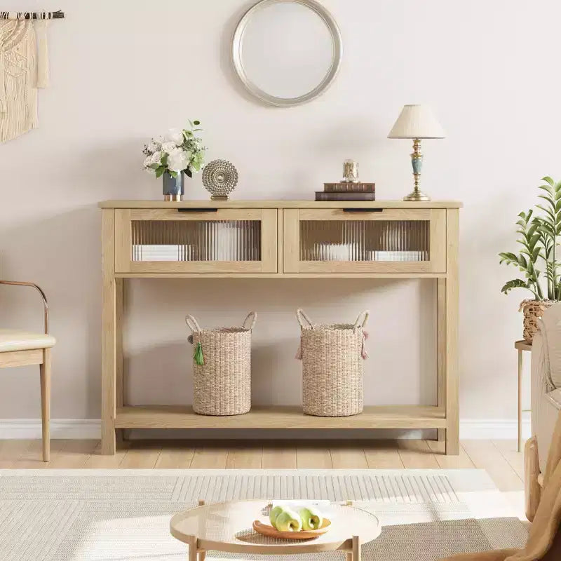 Console en bois moderne