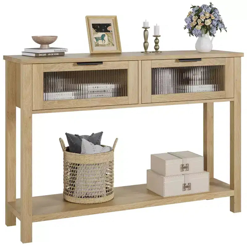 Console en bois moderne