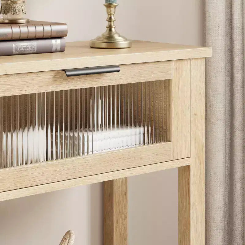 Console en bois moderne