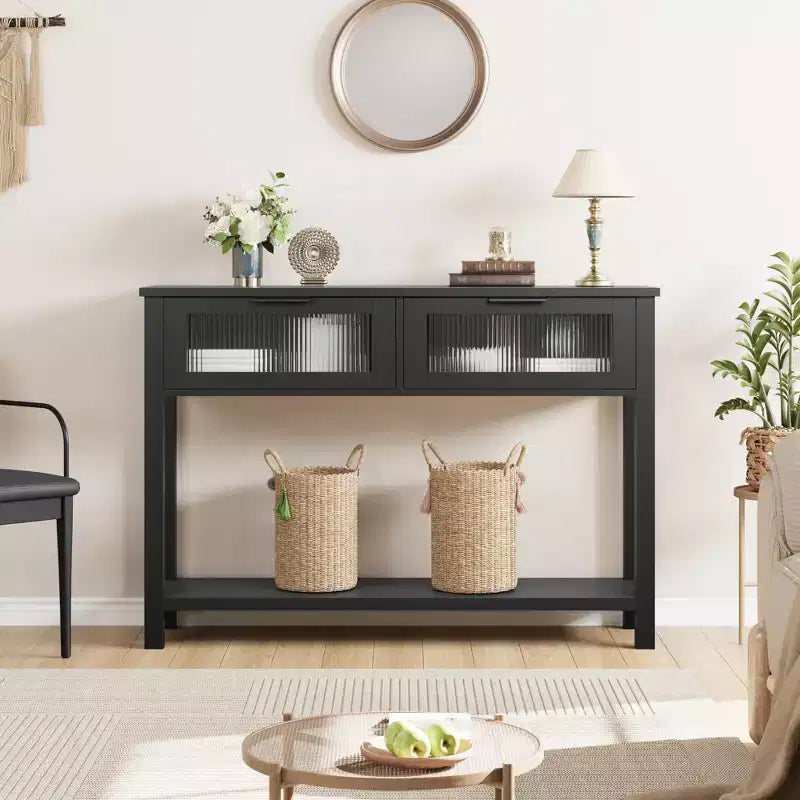 Console en bois moderne