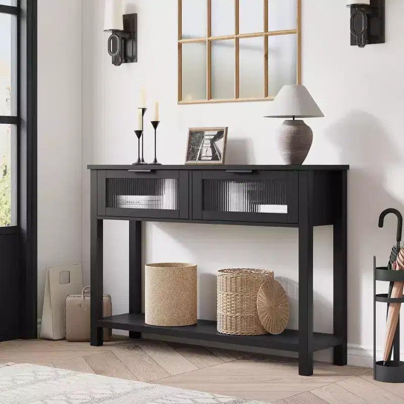 Console en bois moderne