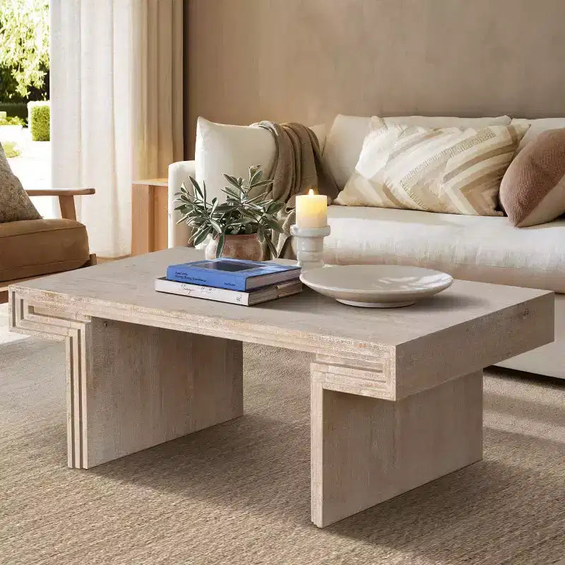 Table basse en bois vintage