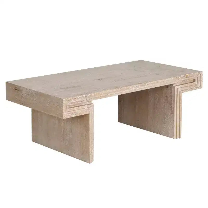 Table basse en bois vintage