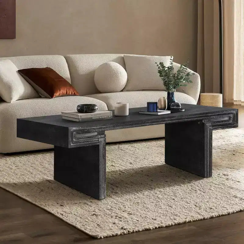 Table basse en bois vintage