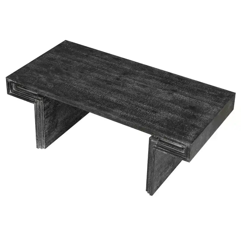 Table basse en bois vintage