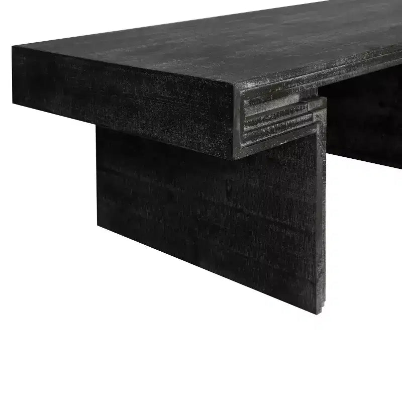 Table basse en bois vintage