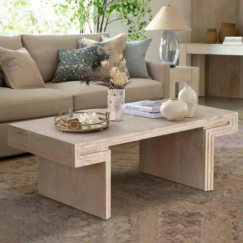 Table basse en bois vintage