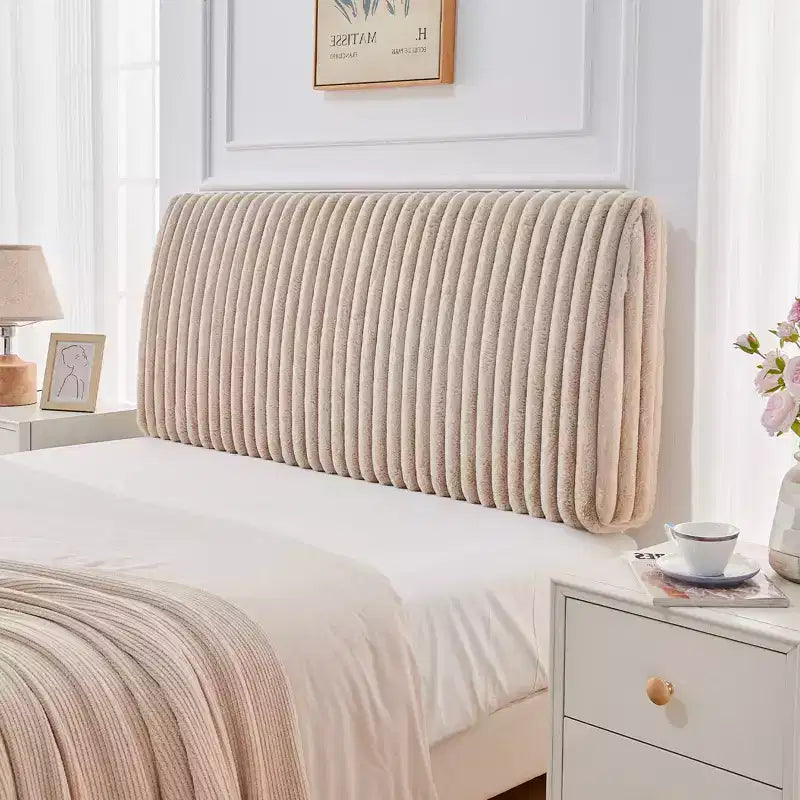 Pinmoco Ergonomic Upholstered Headboard Up to 6.3 Inch Thickness No Damage on Walls 5 Mins Set-Up Suitable for 8-14 Inch Mattress