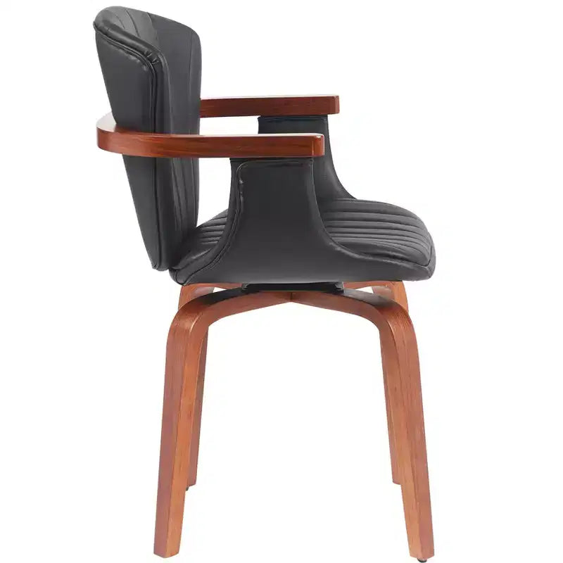 Chaises de salle à manger pivotantes en similicuir