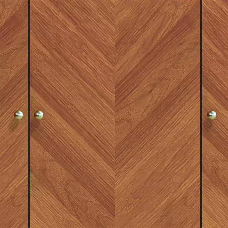 buffet avec portes à chevrons