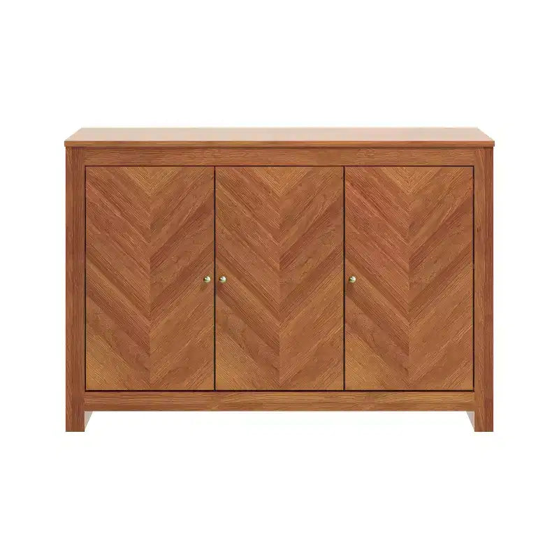 buffet avec portes à chevrons