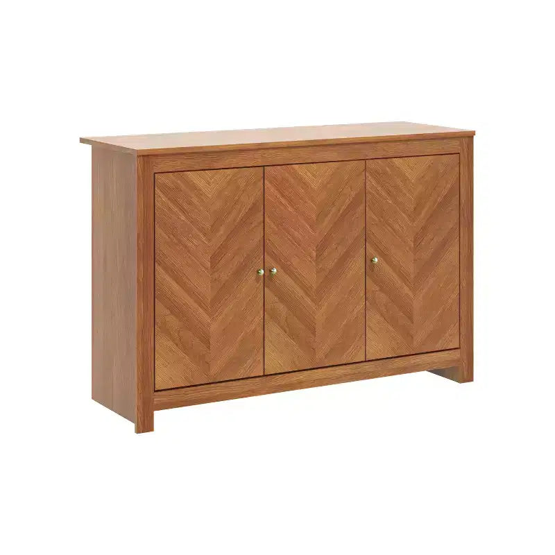 buffet avec portes à chevrons