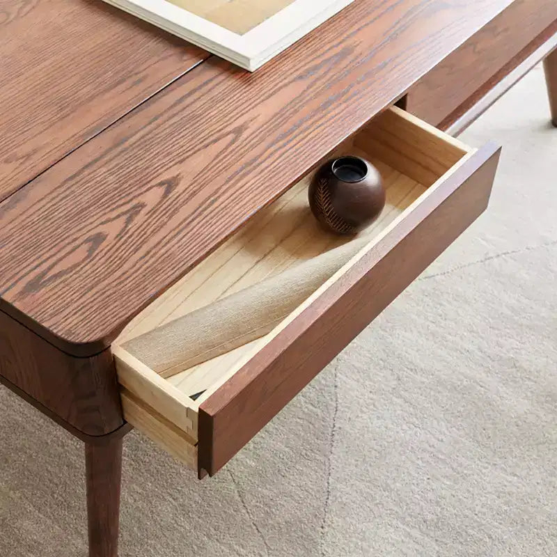Table basse à plateau relevable en bois massif