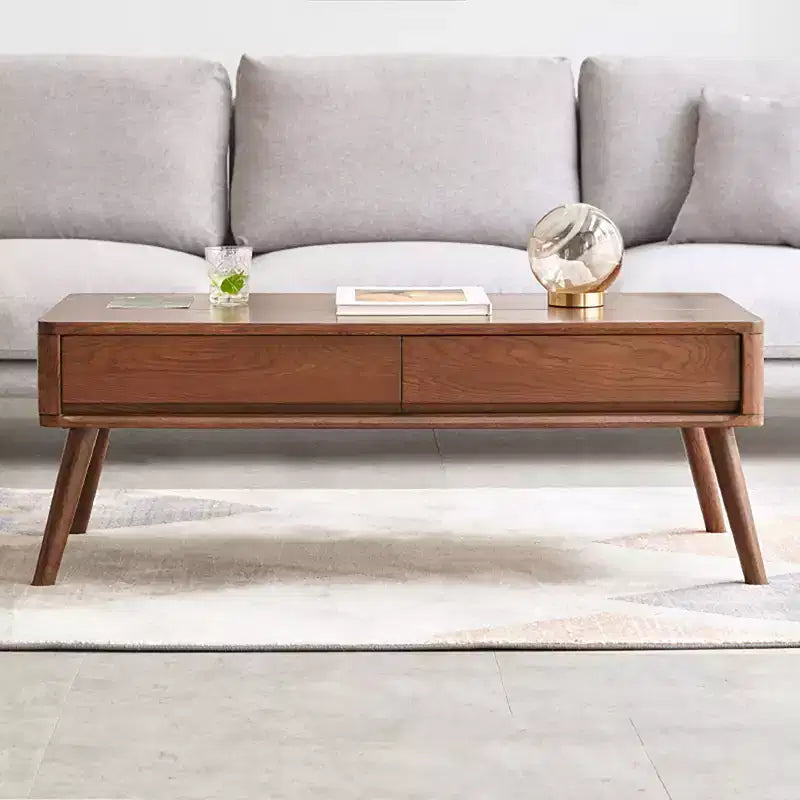 Table basse à plateau relevable en bois massif