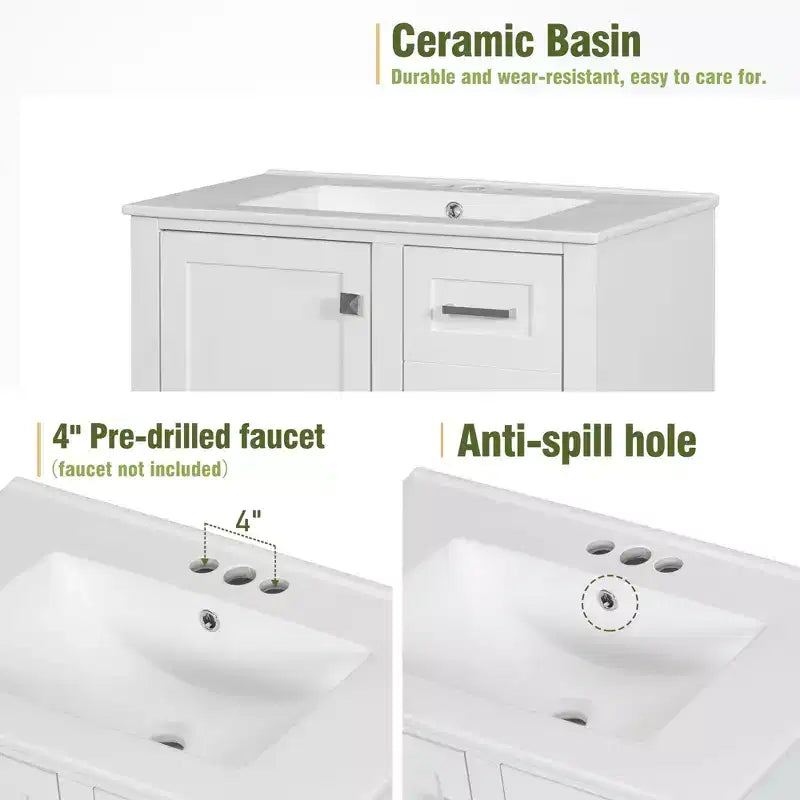 Meuble de rangement de salle de bain moderne