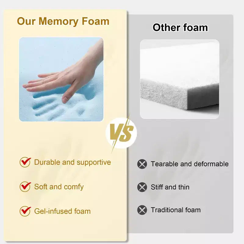 Matelas lit pliant en mousse à mémoire de forme