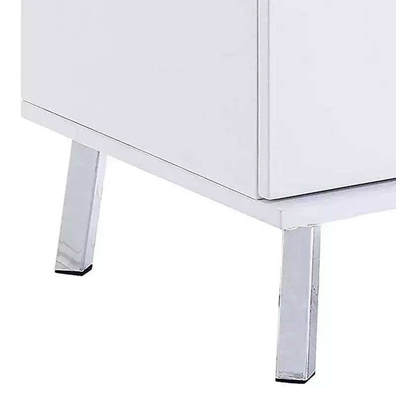 Table d'appoint en bois bicolore