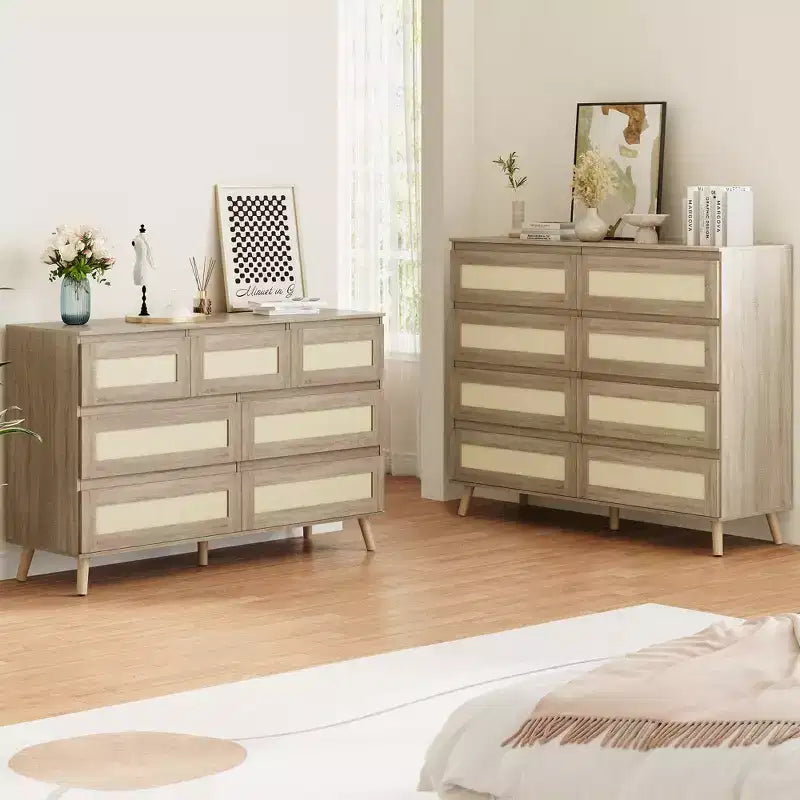 Commode en rotin