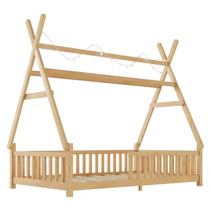 Lit de sol jumeau pour tout-petits
