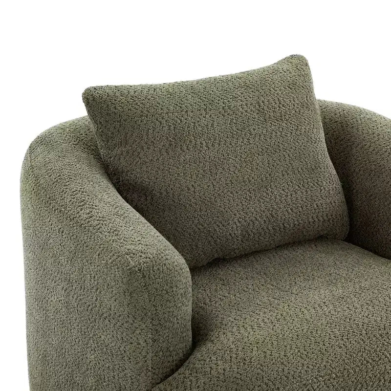 Fauteuil d'appoint pivotant rembourré