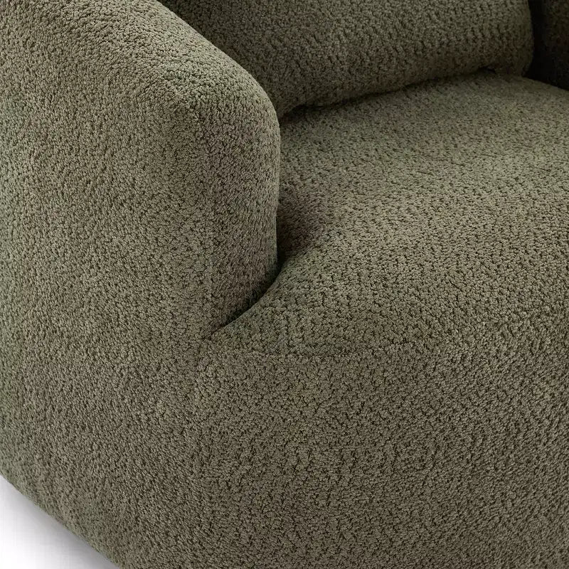 Fauteuil d'appoint pivotant rembourré