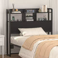 Besiost Storage Headboard with Led Lights & Charging Station
