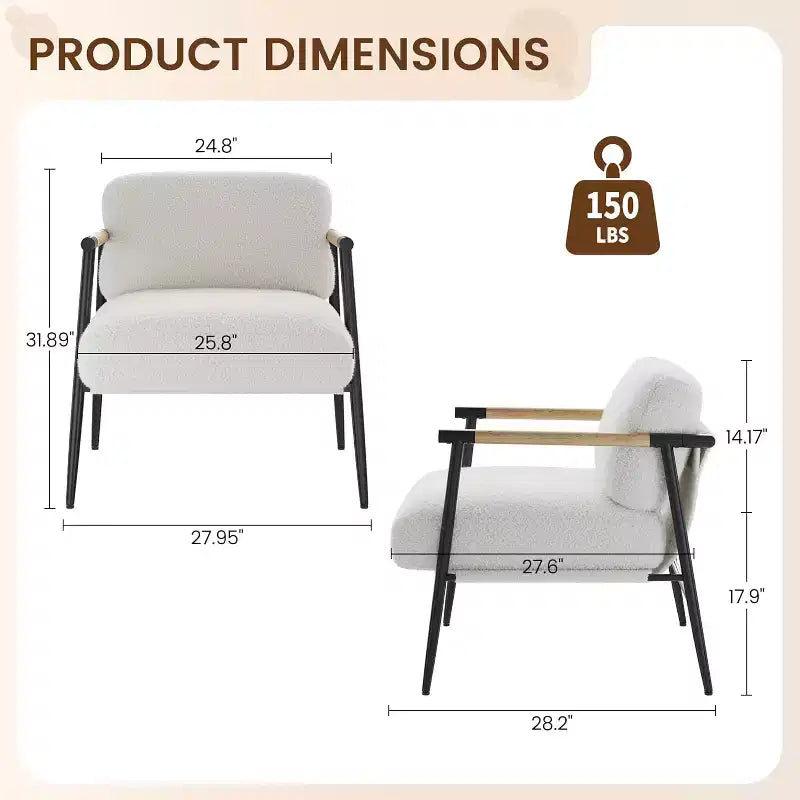 Chaise décorative moderne