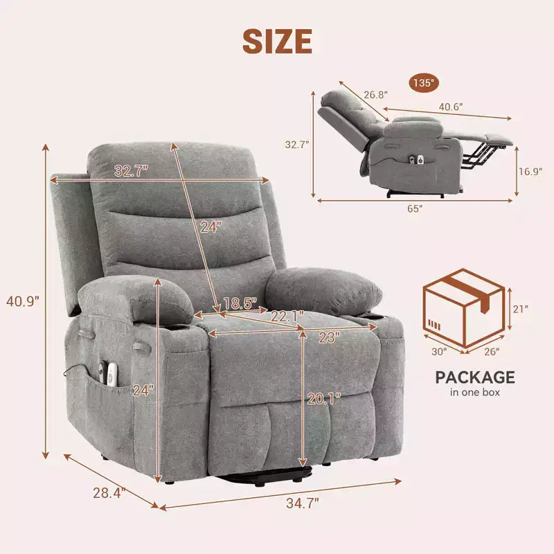 Fauteuil inclinable releveur électrique