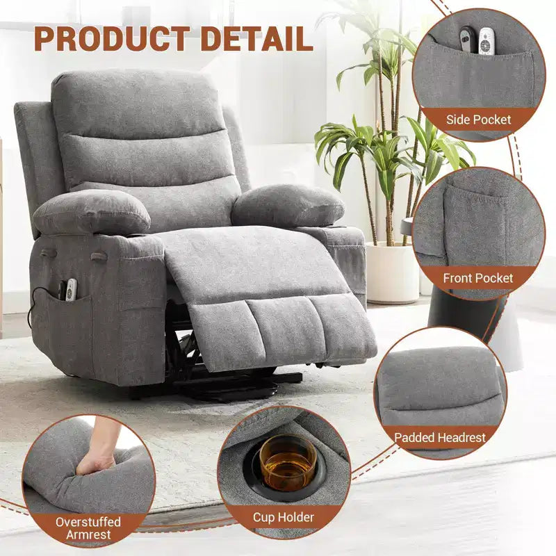 Fauteuil inclinable releveur électrique
