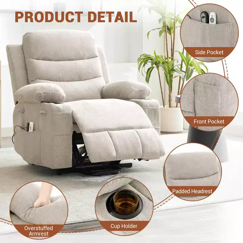 Fauteuil inclinable releveur électrique