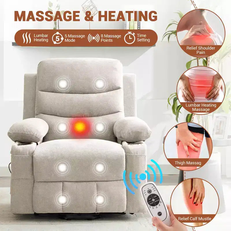 Fauteuil inclinable releveur électrique