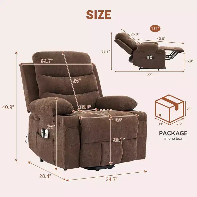 Fauteuil inclinable releveur électrique