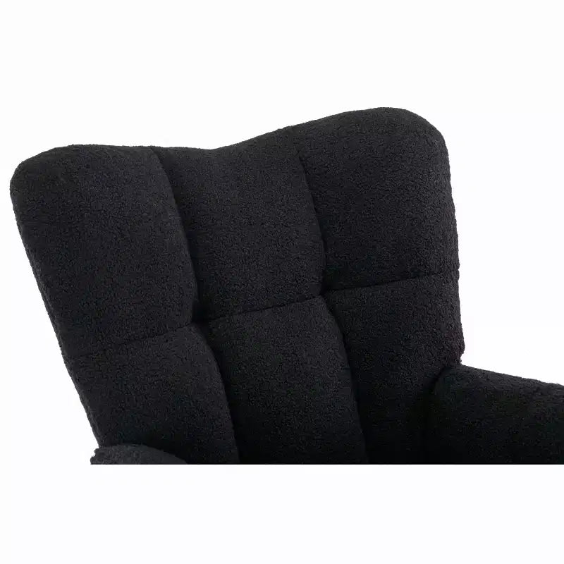 Fauteuil à bascule pour enfants en tissu peluche