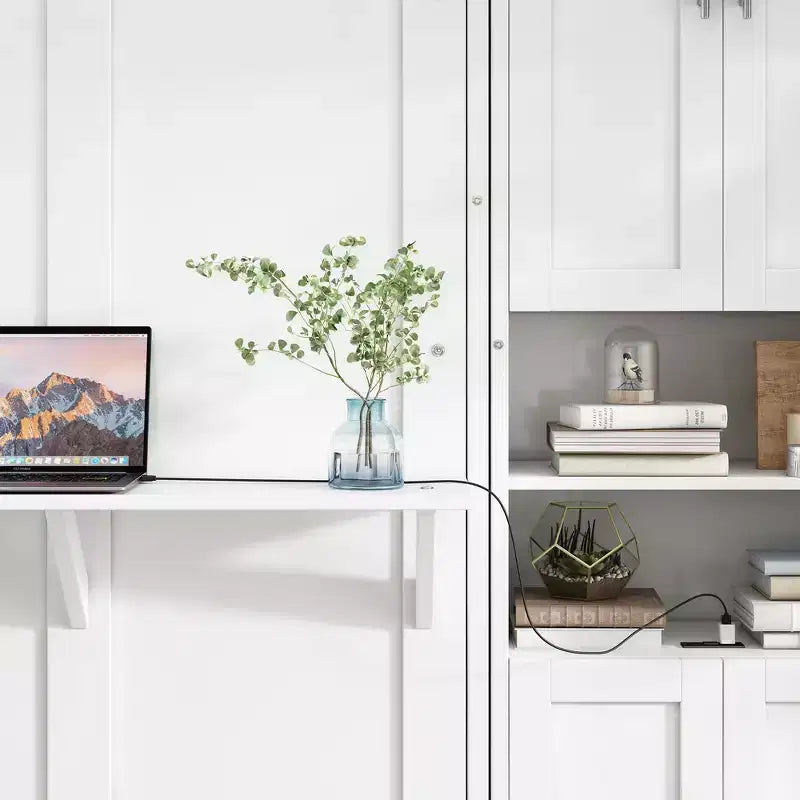 Lit escamotable mural avec bureau