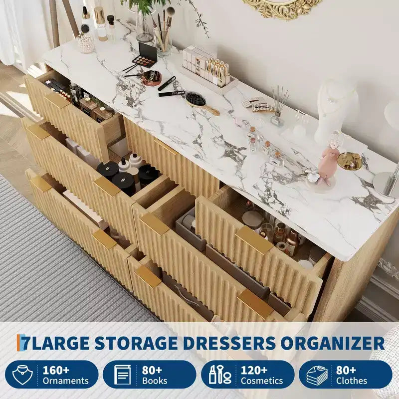 Commode de style moderne avec tiroirs