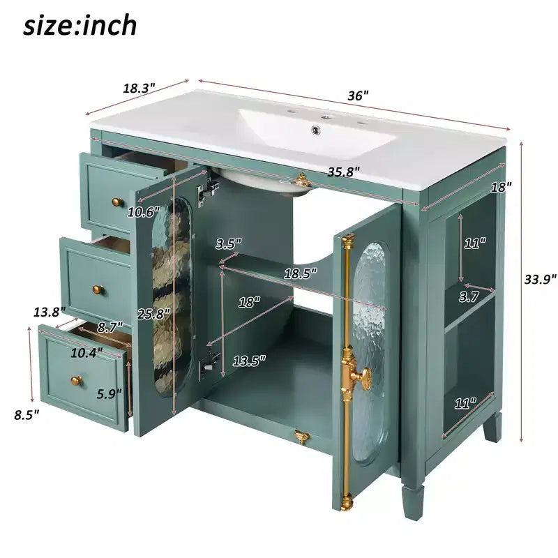 Lavabo de meuble-lavabo