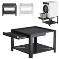 Washer and Dryer Pedestals with Basket Shelf 20 Hight Laundry Pedestal with Adjustable Anti-Vibration Pads